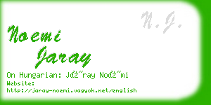 noemi jaray business card